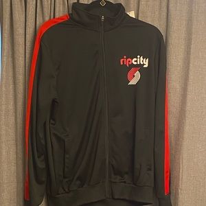 NBA Mens Portland Trailblazers Rip City Warmup S